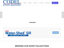 Tablet Screenshot of codeldoors.com